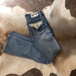 Lightly worn jeans